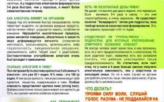 Рекомендации родителям подростков по профилактике употребления алкоголя