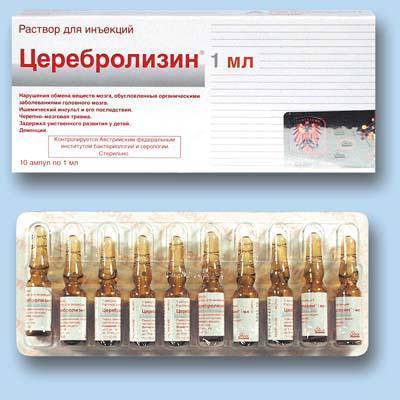 Церебролизин - инструкция по применению, форма выпуска, побочные ...