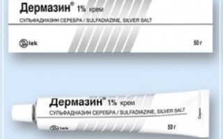 Антибактериальный крем аргосульфан: инструкция по применению