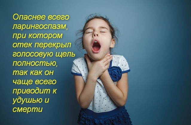 Ларингоспазм: неотложная помощь, причины и симптомы