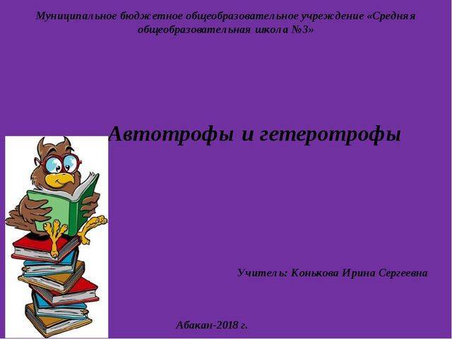 Особенности развития и питания бактерий-гетеротрофов
