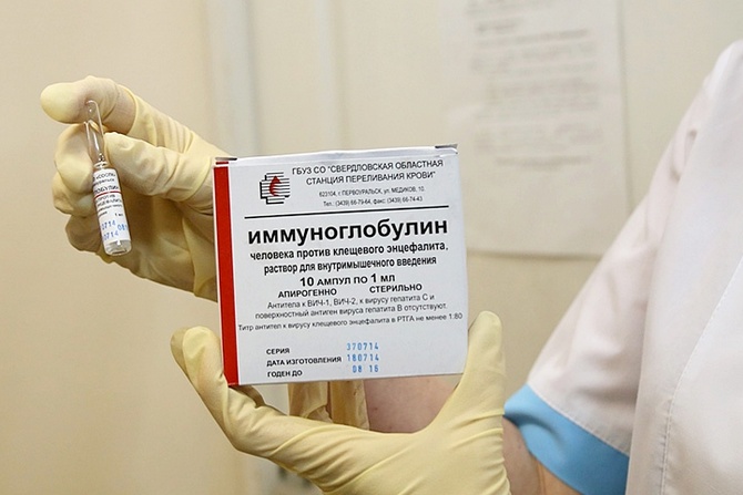 Лечение клещевого энцефалита человеческим иммуноглобулином